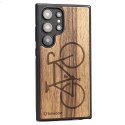 Etui Bewood Rower Limba drewniane na Samsung Galaxy S24 Ultra - jasnobrązowe