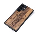 Etui Bewood Rower Limba drewniane na Samsung Galaxy S24 Ultra - jasnobrązowe