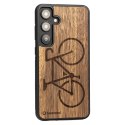 Etui Bewood Rower Limba drewniane na Samsung Galaxy S24+ - jasnobrązowe