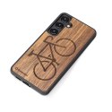 Etui Bewood Rower Limba drewniane na Samsung Galaxy S24+ - jasnobrązowe