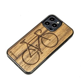 Etui Bewood Rower Limba drewniane na iPhone 13 Pro Max - jasnobrązowe