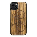 Etui Bewood Rower Limba drewniane na iPhone 13 - jasnobrązowe