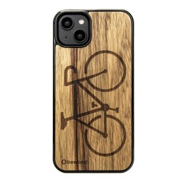 Etui Bewood Rower Limba drewniane na iPhone 14 Plus - jasnobrązowe