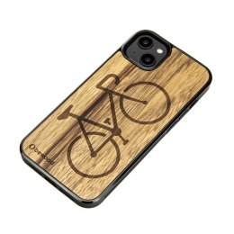 Etui Bewood Rower Limba drewniane na iPhone 14 Plus - jasnobrązowe