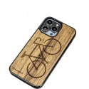 Etui Bewood Rower Limba drewniane na iPhone 14 Pro Max - jasnobrązowe