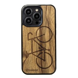 Etui Bewood Rower Limba drewniane na iPhone 14 Pro - jasnobrązowe