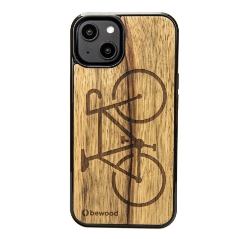 Etui Bewood Rower Limba drewniane na iPhone 14 - jasnobrązowe