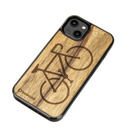 Etui Bewood Rower Limba drewniane na iPhone 14 - jasnobrązowe