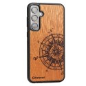 Etui Bewood Traveler Merbau drewniane na Samsung Galaxy S23 FE - jasnobrązowe