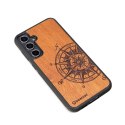 Etui Bewood Traveler Merbau drewniane na Samsung Galaxy S23 FE - jasnobrązowe