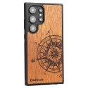 Etui Bewood Traveler Merbau drewniane na Samsung Galaxy S24 Ultra - jasnobrązowe