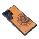 Etui Bewood Traveler Merbau drewniane na Samsung Galaxy S24 Ultra - jasnobrązowe