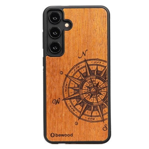 Etui Bewood Traveler Merbau drewniane na Samsung Galaxy S24+ - jasnobrązowe