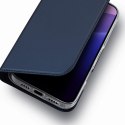 Etui Dux Ducis Skin Pro na iPhone 16 Pro z klapką i miejscem na kartę - niebieskie