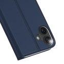 Etui Dux Ducis Skin Pro na iPhone 16 z klapką i miejscem na kartę - niebieskie