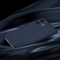 Etui Dux Ducis Skin Pro na iPhone 16 z klapką i miejscem na kartę - niebieskie