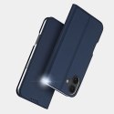 Etui Dux Ducis Skin Pro na iPhone 16 z klapką i miejscem na kartę - niebieskie