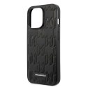 Etui Karl Lagerfeld Monogram Plaque na iPhone 13 Pro Max - czarne