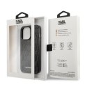 Etui Karl Lagerfeld Monogram Plaque na iPhone 13 Pro Max - czarne