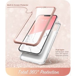 Etui Supcase Cosmo na iPhone 14 Plus - różowy marmur