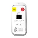 Adapter Baseus USB do USB Type-C 2,4A (czarny)