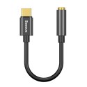 Adapter audio Baseus L54 USB-C + mini jack 3,5mm (czarny)