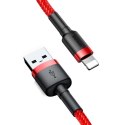 Kabel Lightning USB Baseus Cafule 2A 3m (czerwony)