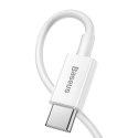 Kabel USB-C do Lightning Baseus Superior Series, 20W, PD, 1.5m (biały)