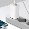 Ładowarka sieciowa Baseus GaN2 Lite, USB + USB-C, 65W, EU (biała)