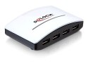 Delock Zewnętrzny Hub USB 3.0 4-Porty+zasilacz