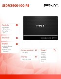 PNY Dysk SSD 500GB 2,5 SATA3 SSD7CS900-500-RB