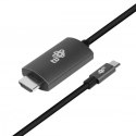 TB Kabel HDMI 2.0V - USB 3.1 typ C 60HZ alum.