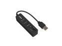 UGo USB Hub Maipo HU200 3 porty + czytnik SD/micro SD