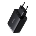 Ładowarka sieciowa Baseus Compact Quick Charger, 3x USB, 17W (czarna)