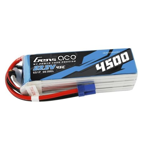 Akumulator Gens Ace 4500mAh 22.2V 45C 6S1P