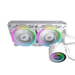 Chłodzenie wodne komputera Darkflash TR240 RGB 2x 120x120 (białe)