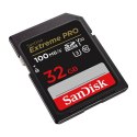 Karta pamięci SANDISK EXTREME PRO SDHC 32GB 100/90 MB/s UHS-I U3 (SDSDXXO-032G-GN4IN)