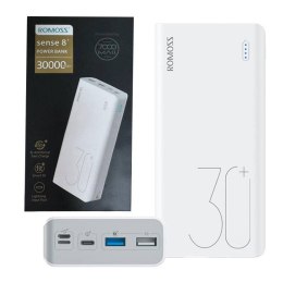 Powerbank Romoss Sense 8+ 30000mAh (biały)