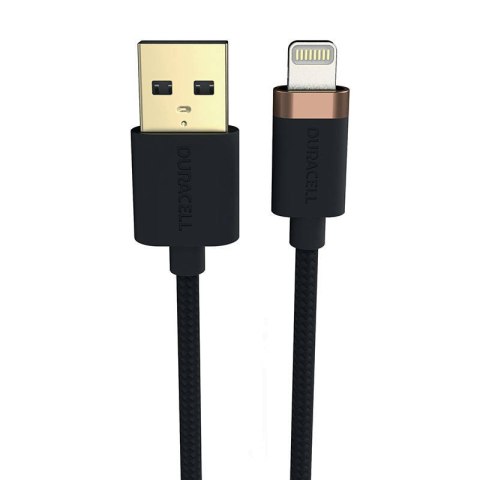 Kabel USB do Lightning Duracell 1m (czarny)