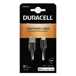 Kabel USB do Lightning Duracell 1m (czarny)