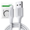 Kabel Lightning do USB UGREEN 2.4A US199, 1.5m (srebrny)