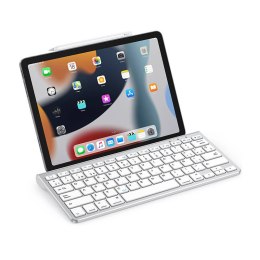 Bezprzewodowa klawiatura do iPad z uchwytem na tablet Omoton KB088 (srebrna)