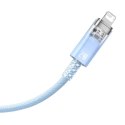 Kabel szybko ładujący Baseus Explorer USB do Lightning 2.4A 1M (niebieski)