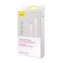 Kabel szybko ładujący Baseus USB-C do Lightning Explorer Series 20W (różowy)