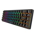 Bezprzewodowa klawiatura mechaniczna Royal Kludge RK837 RGB, Brown switch (czarna)