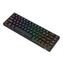 Bezprzewodowa klawiatura mechaniczna Royal Kludge RK837 RGB, Brown switch (czarna)