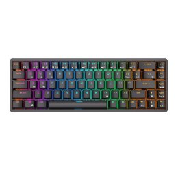 Bezprzewodowa klawiatura mechaniczna Royal Kludge RK837 RGB, Red switch (czarna)