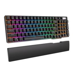 Bezprzewodowa klawiatura mechaniczna Royal Kludge RK96 RGB, Red switch (czarna)