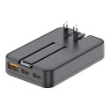 Ładowarka bezprzewodowa 2xUSB-C/30W 1xUSB-A/18W Budi, Magsafe 15W