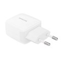 Ładowarka sieciowa 25W PD Ricomm RC251 EU, 1xUSB-C + kabel USB-C 2.1m